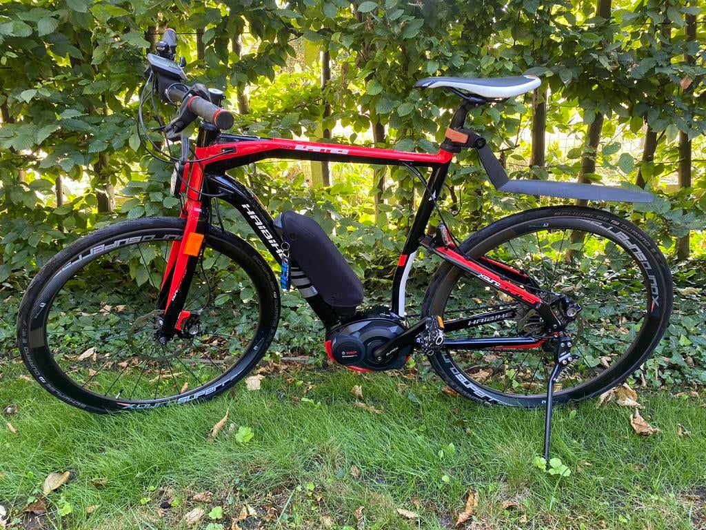 Haibike Xduro Superrace S-pedelec 45 km/u, Gebruikt, 50 km per accu of meer, 55 tot 59 cm, Ophalen