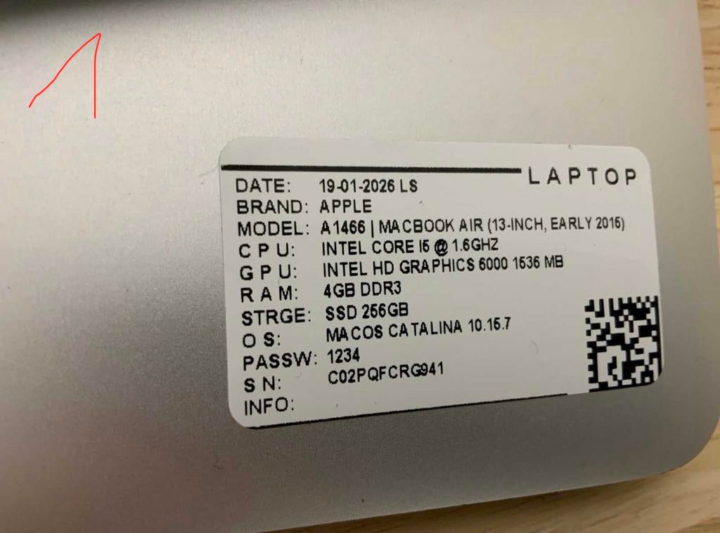 MacBook Air, Ophalen, Zo goed als nieuw, MacBook