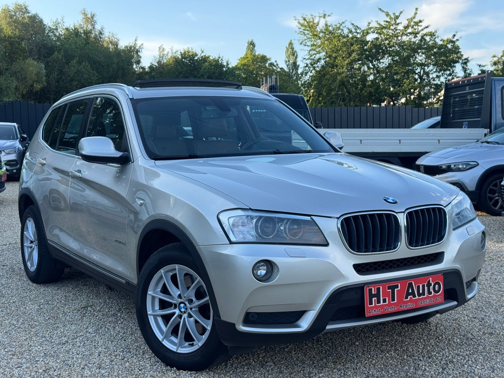 BMW X3 2.0i xDrive 20/Etat neuf/Euro6b/Gps/Xenon, Autos, Cuir, Argent ou Gris, Entreprise, Boîte manuelle