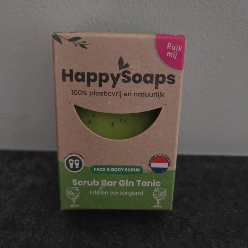 Uitverkoop! - 25% korting! Scrub Bar Gin Tonic - Happy Soaps, Ophalen of Verzenden, Nieuw, Overige typen