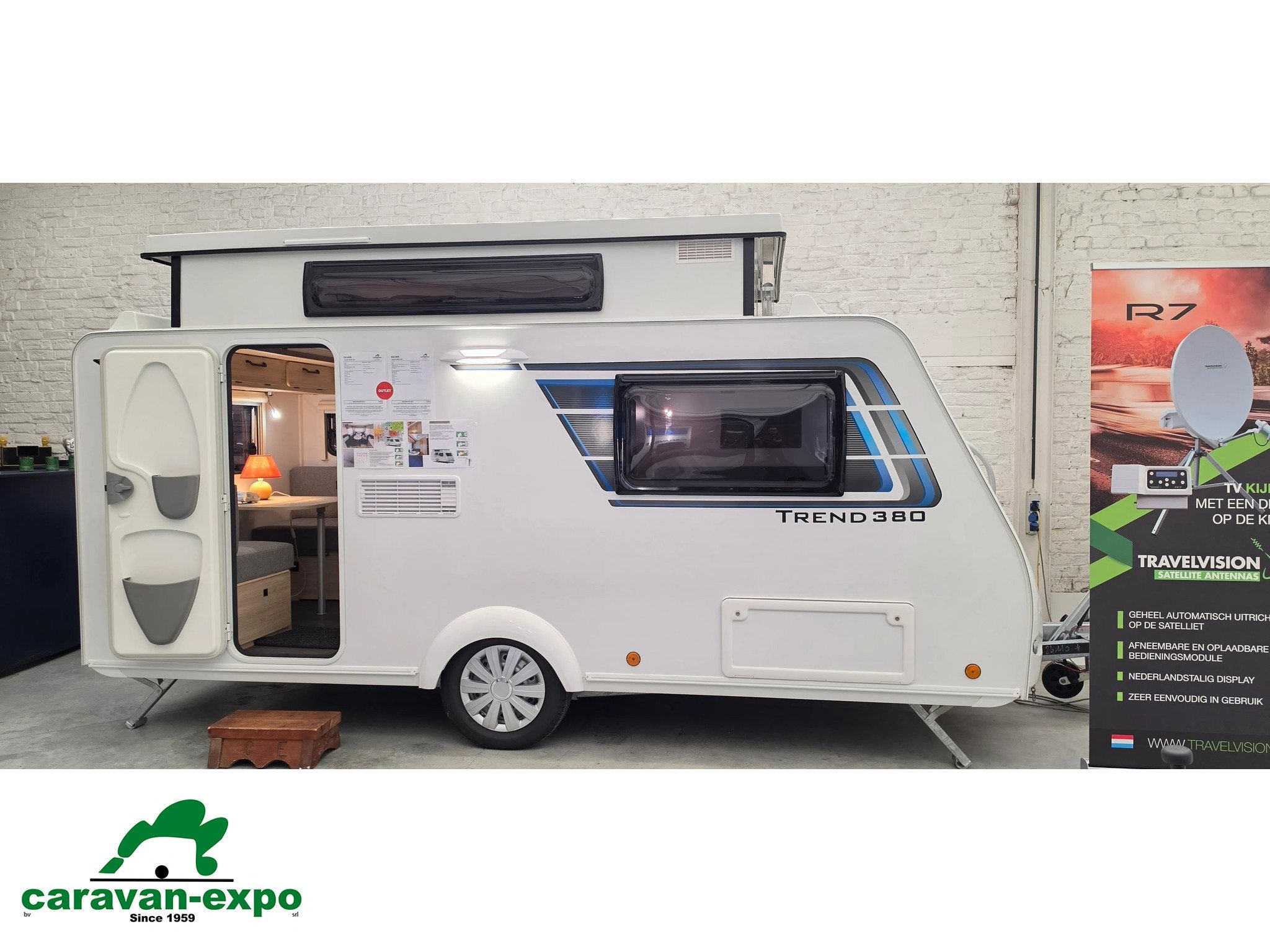 SILVER SILVER TREND 380, Caravans en Kamperen, Caravans, Overige merken, Bedrijf, 4 tot 5 meter, Tot en met 3