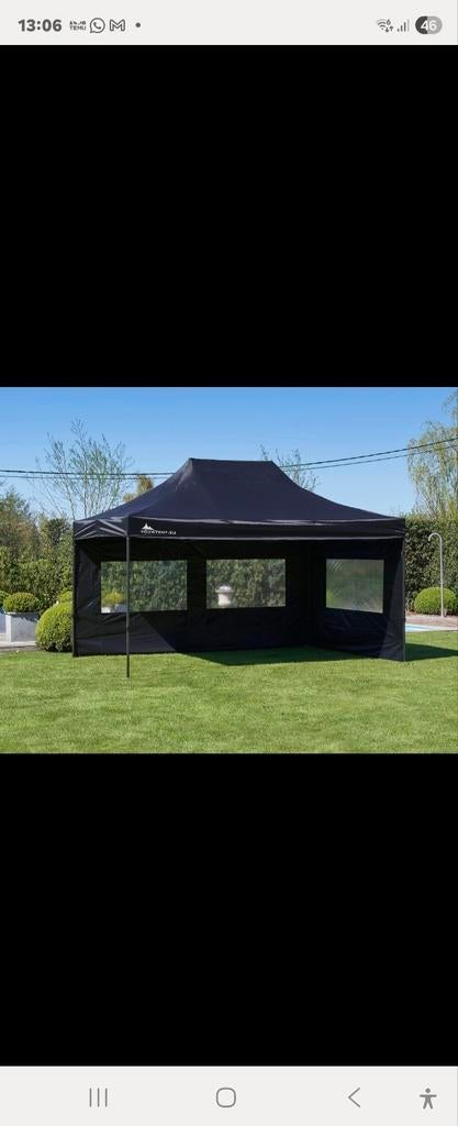 Tent, Ophalen