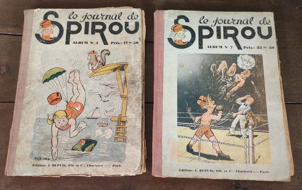 Collection Spirou + Grands Formats Rares n3 et N7, Plusieurs BD, Enlèvement, Utilisé, Franquin