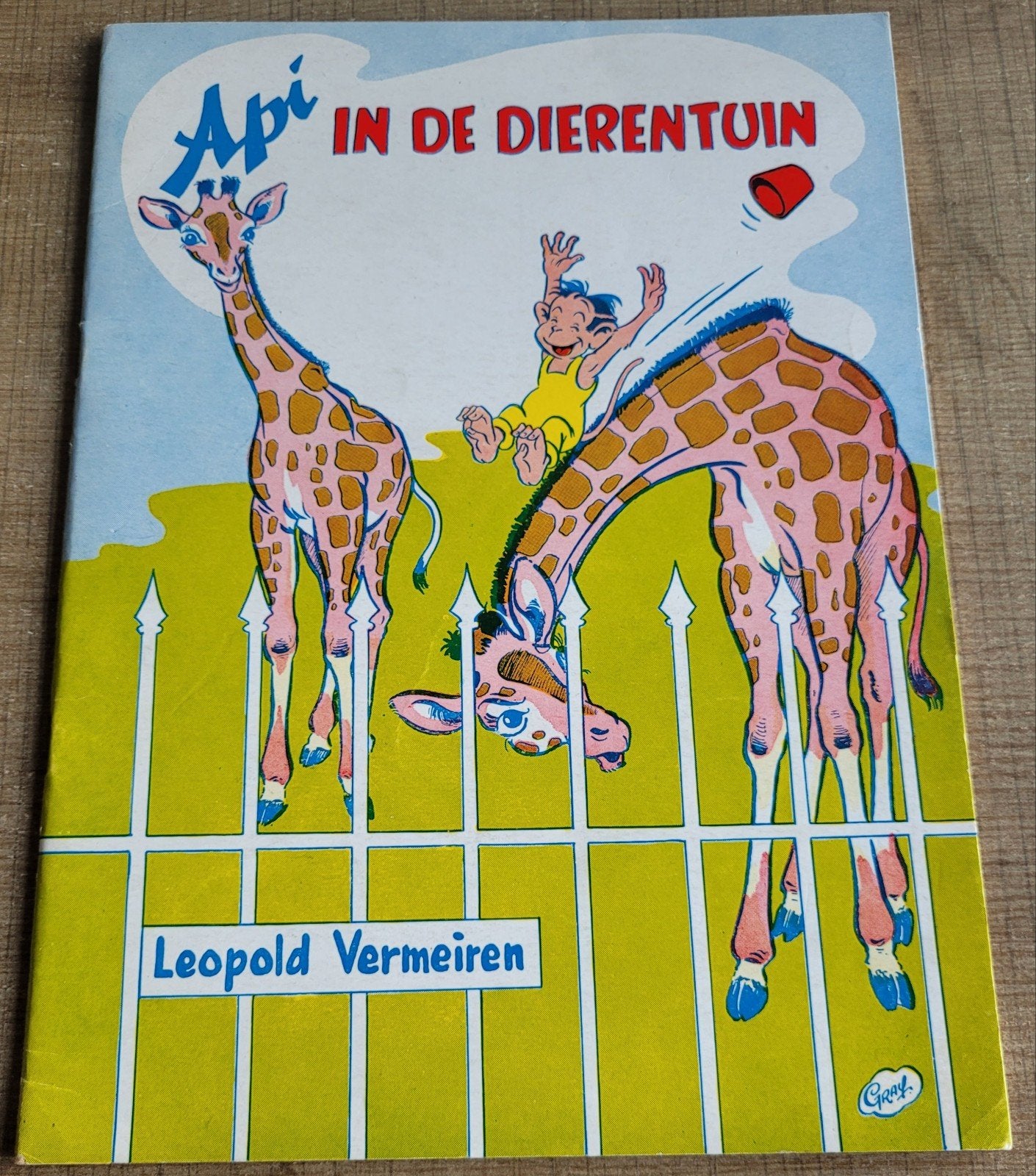Oud leesboekje: Api in de dierentuin, Gelezen, Fictie algemeen, Jongen of Meisje, Ophalen of Verzenden