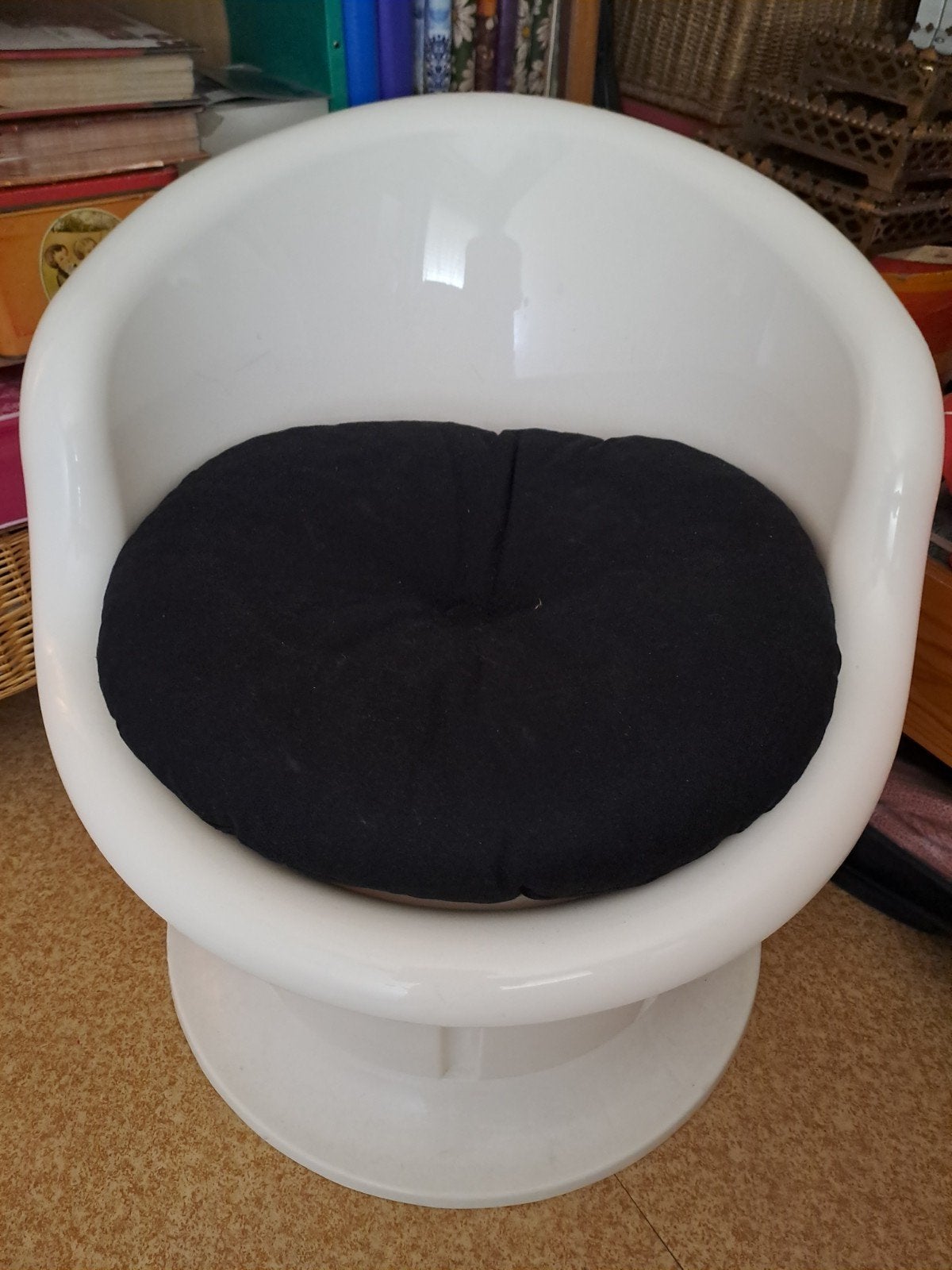 ikea popptorp fauteuil  met opbergruimte, Ophalen, Kunststof, Gebruikt, Minder dan 75 cm