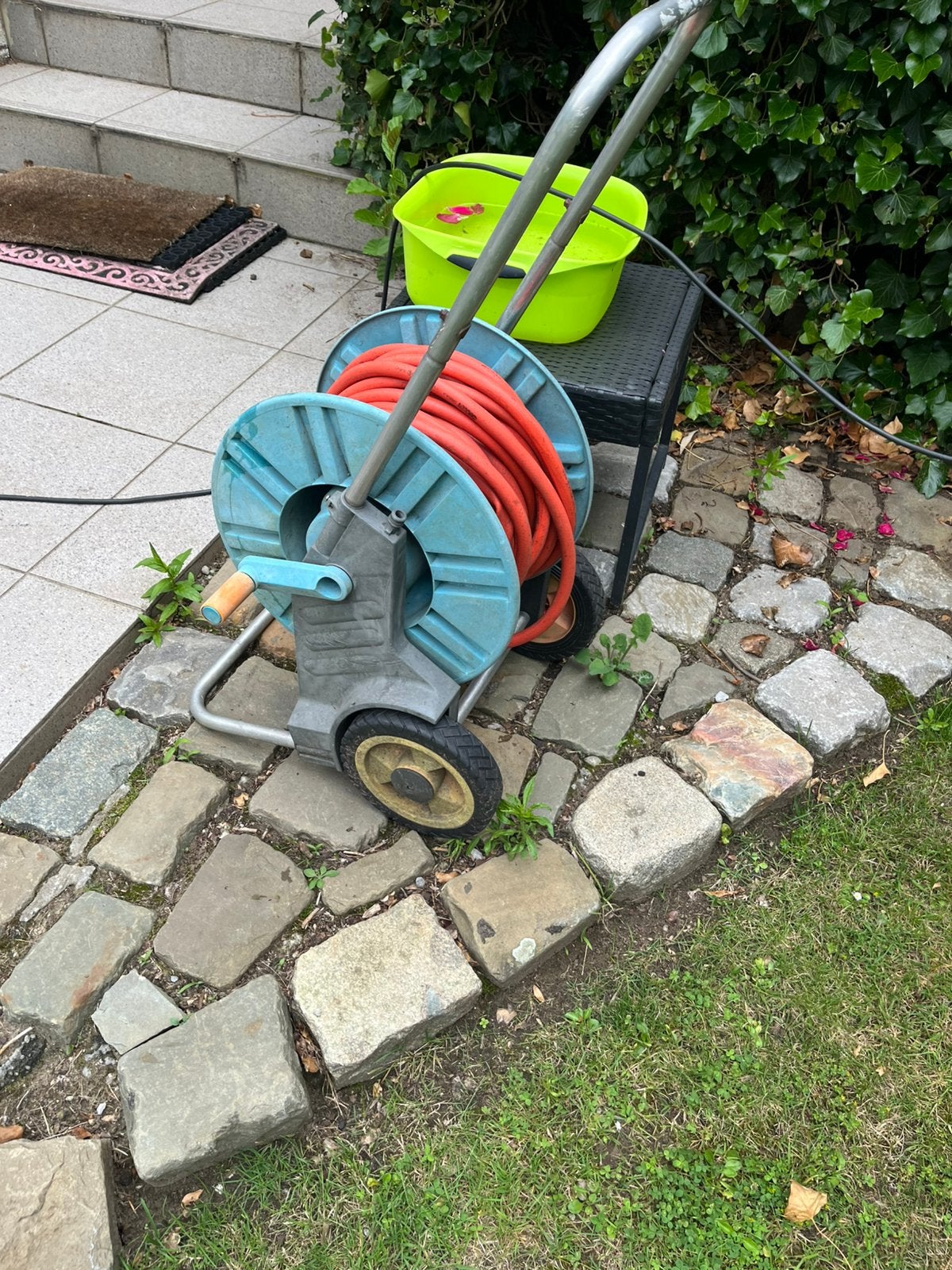 Gardena haspel 20meter, Ophalen, Zo goed als nieuw