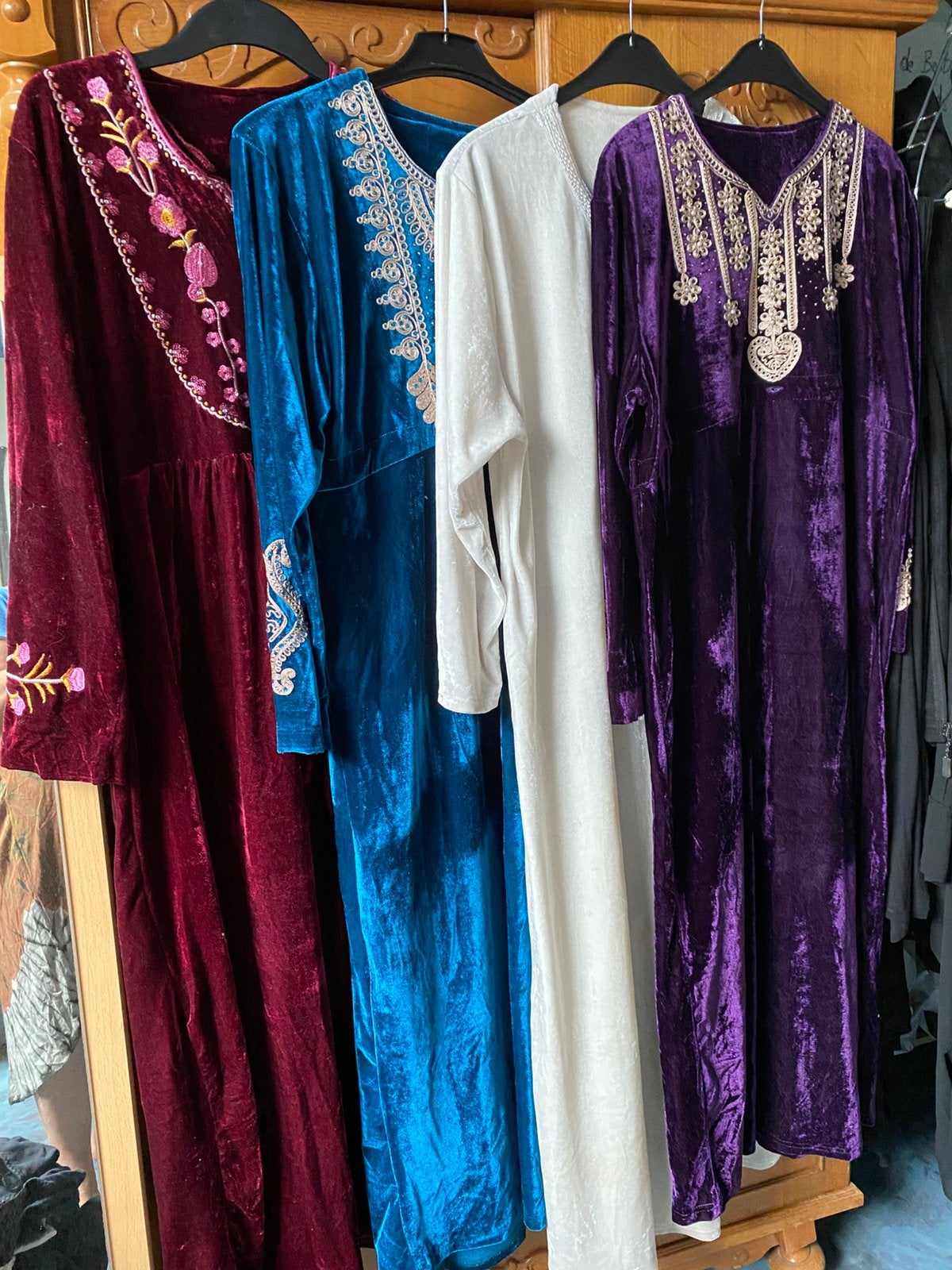 Mooi arabische kleedjes in velours look, Ophalen, Zo goed als nieuw