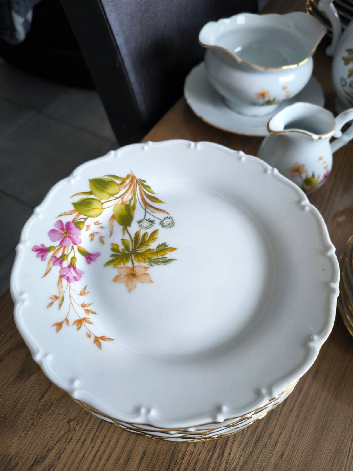 compleet servies, Ophalen