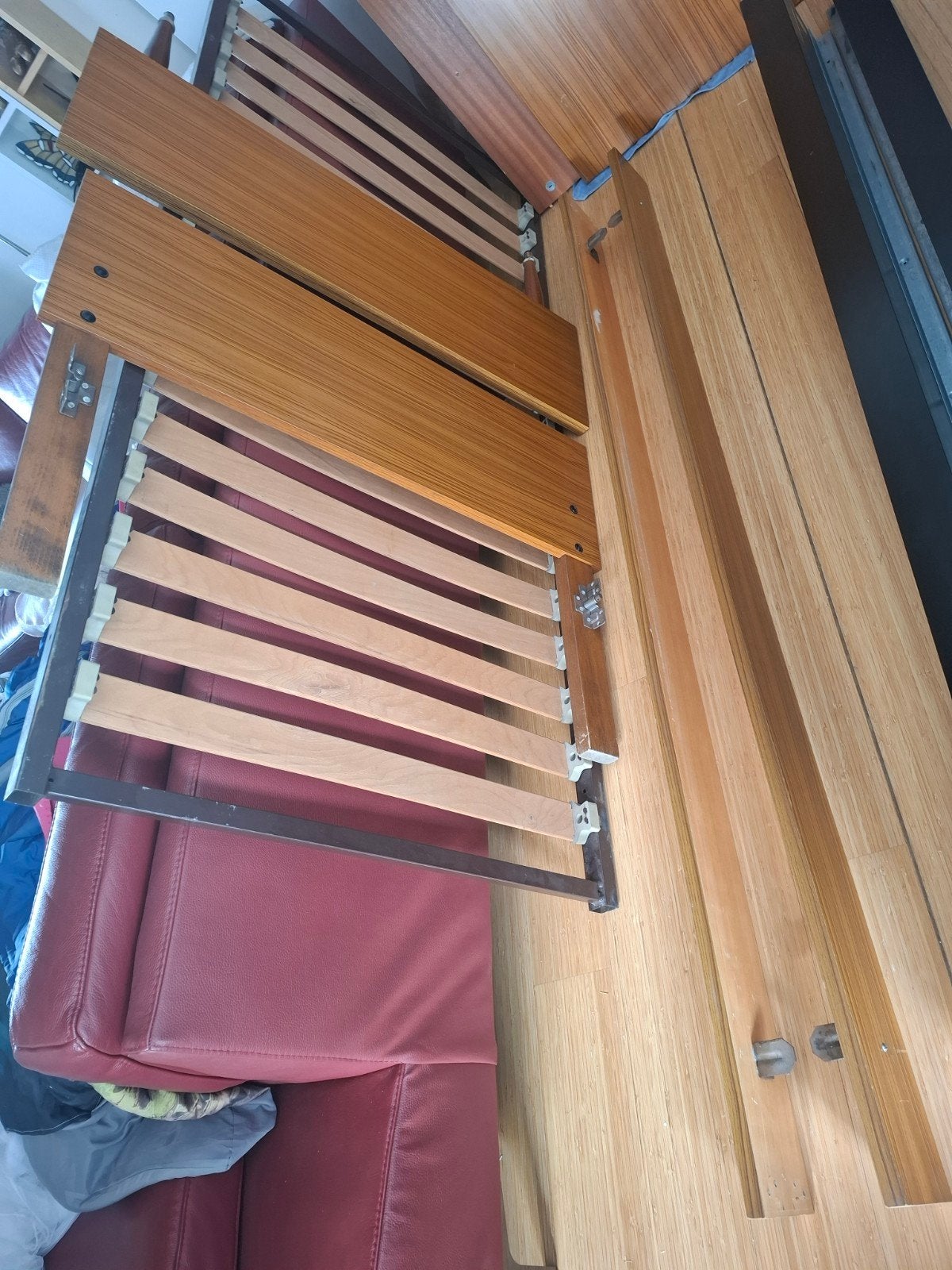 VINTAGE bed en kast, Ophalen