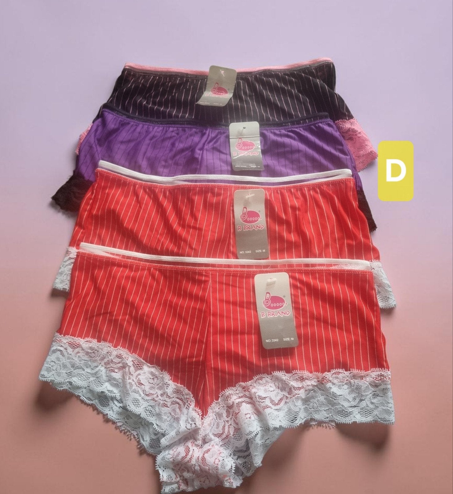 B.Brand 4x Nieuwe Damesslips Maat M, Kleding | Dames, B.Brand, Ophalen of Verzenden, Meerkleurig, Slip