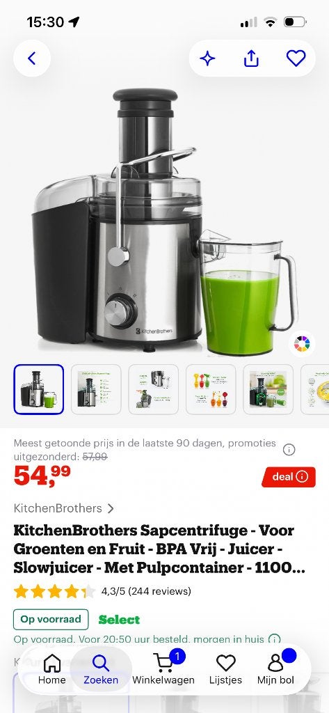 Centrifuger les fruits et légumes, Enlèvement, Utilisé, Électrique, Presse-agrumes