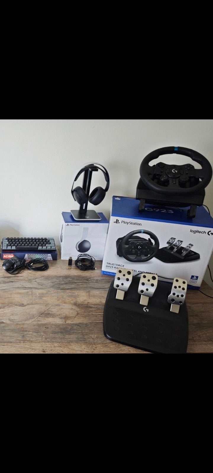 complete gaming set, Games en Spelcomputers, Spelcomputers | Sony Consoles | Accessoires, Zo goed als nieuw, Ophalen