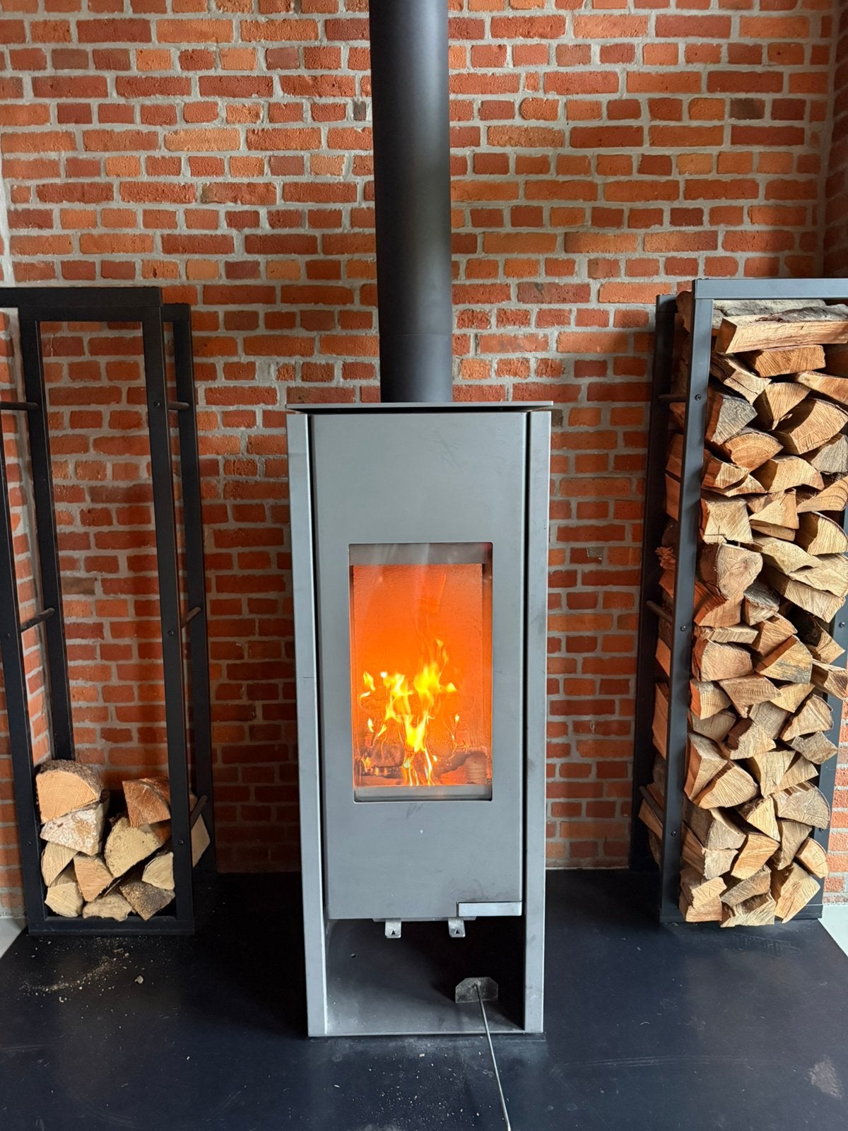 Kachel- houtkachel Drooff 7kw, Enlèvement, Comme neuf, Poêle à bois