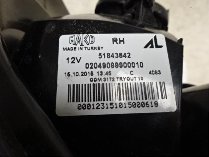 Achterlicht rechts van een Fiat Panda, Gebruikt, -, -, Ophalen of Verzenden