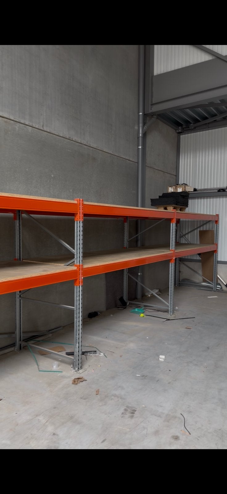 Pallet stelling, Ophalen