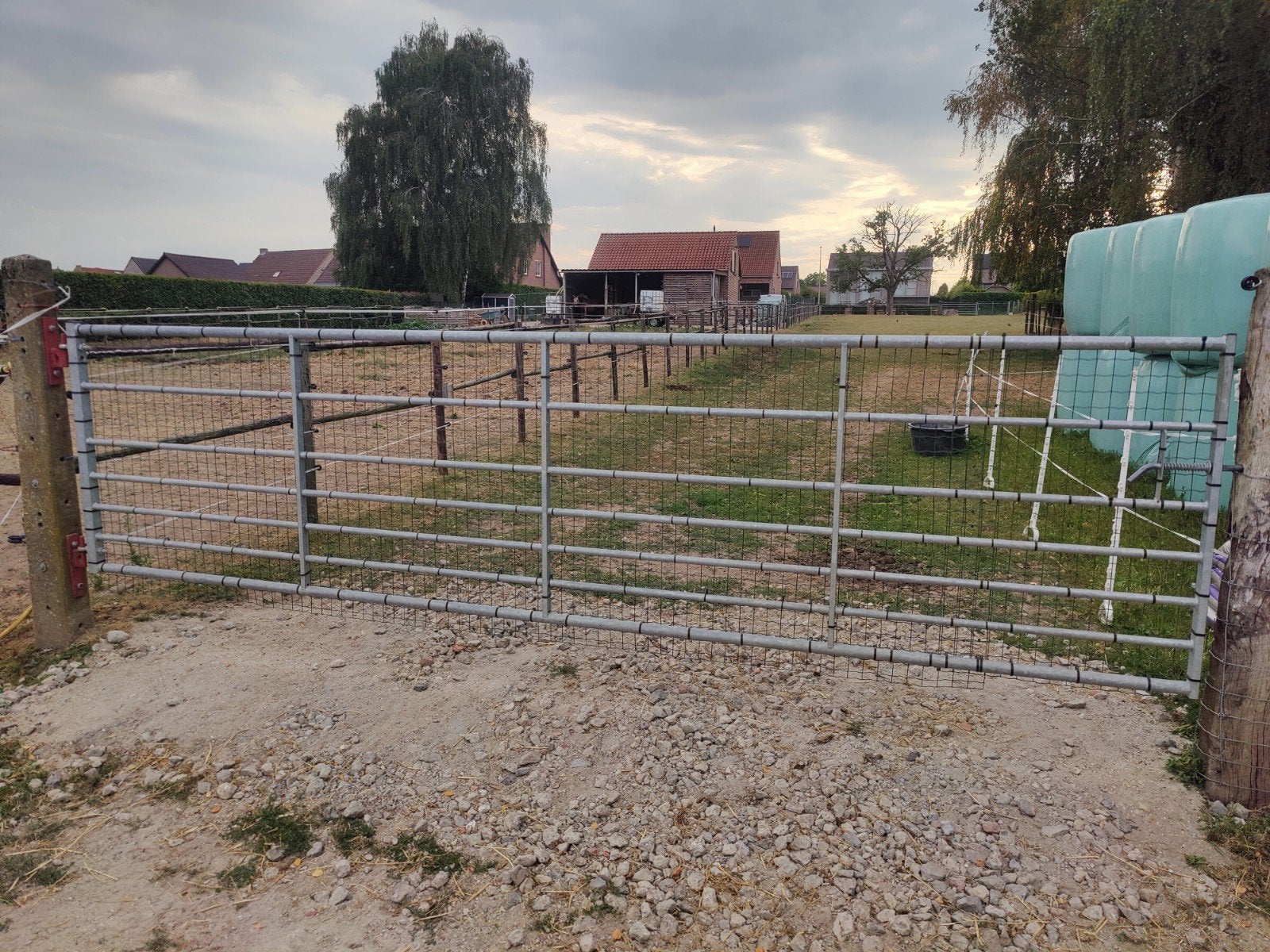 weidehek 4,5 meter., Ophalen