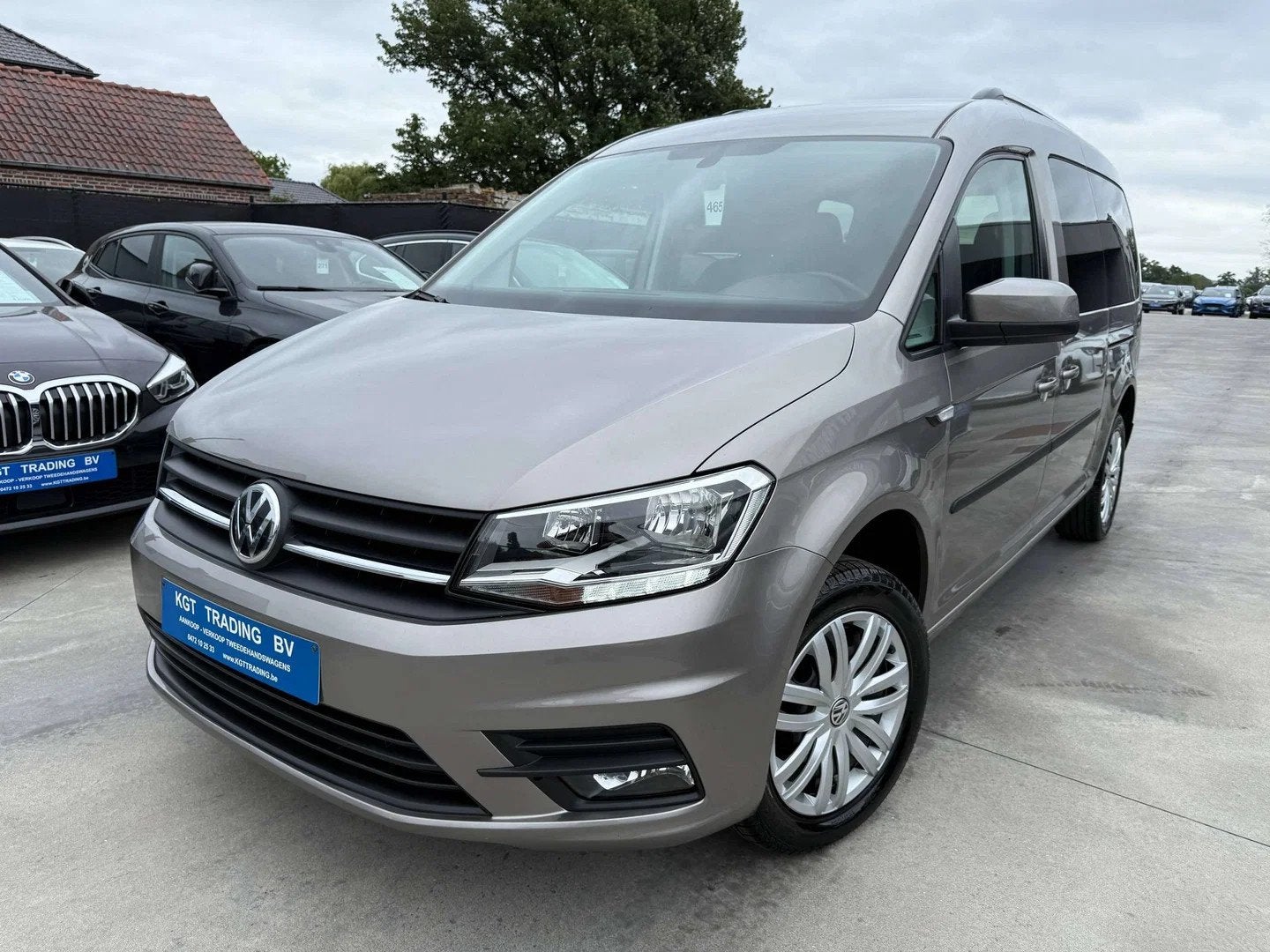 Volkswagen Caddy Maxi 2.0 TDI 102PK DUBBEL CABINE 5 ZIT NAVI, Gebruikt, 4 cilinders, Volkswagen, Leder