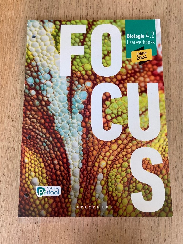 Focus Biologie 4.2 Leerwerkboek, Boeken, ASO, Verzenden, Biologie, Nieuw