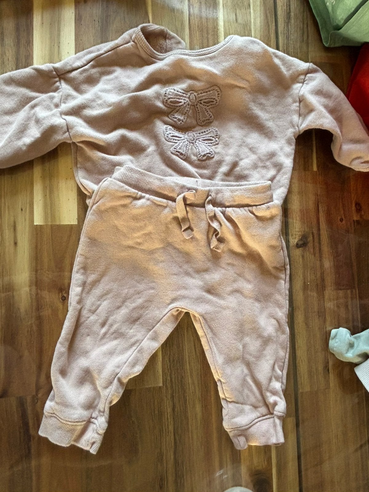 Ensemble, Kinderen en Baby's, Babykleding | Maat 56, Ophalen, Zo goed als nieuw, Setje