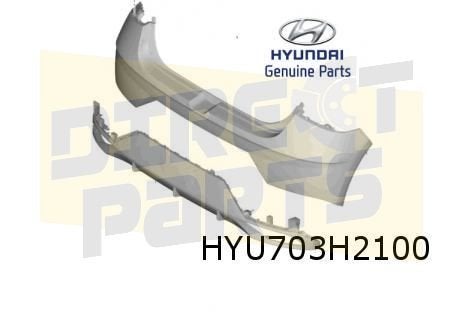 Hyundai i20 (11/20-) onderzijde achterbumper Origineel! 8661, Neuf, Arrière, -, Hyundai