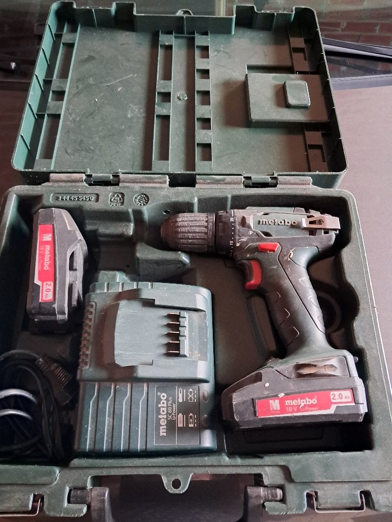 Schroefmachine, Bricolage & Construction, Outillage | Outillage à main, Enlèvement, Utilisé, Perceuse sans fil, Metallo