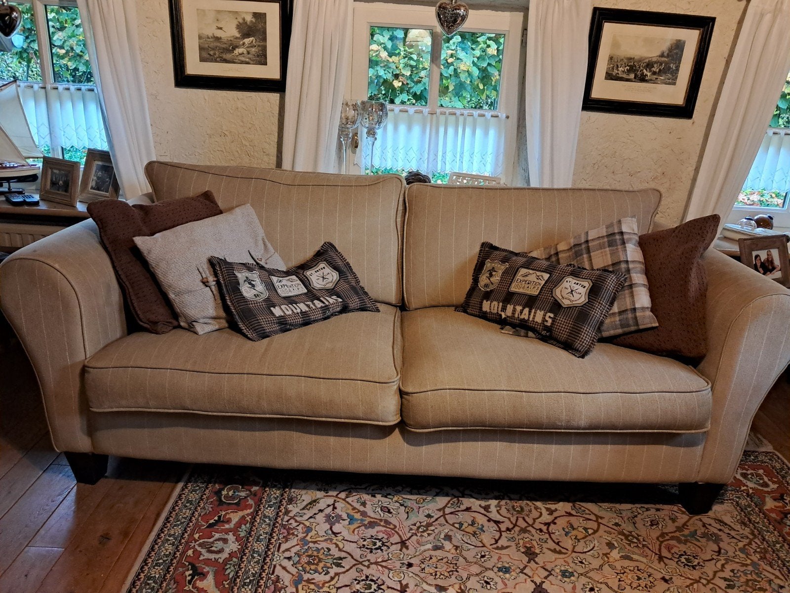 Mooie landelijke 3 zit. te koop., Ophalen, Gebruikt, Driepersoons, 75 tot 100 cm