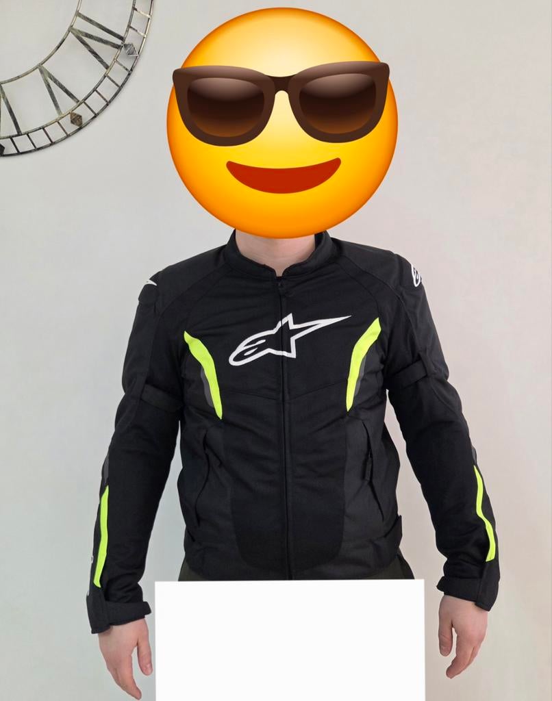 ALPINESTARS AST V2 AIR MOTORJAS + RUGBESCHERMING D30, Motoren, Kleding | Motorkleding, Ophalen, Alpinestars Motorjas