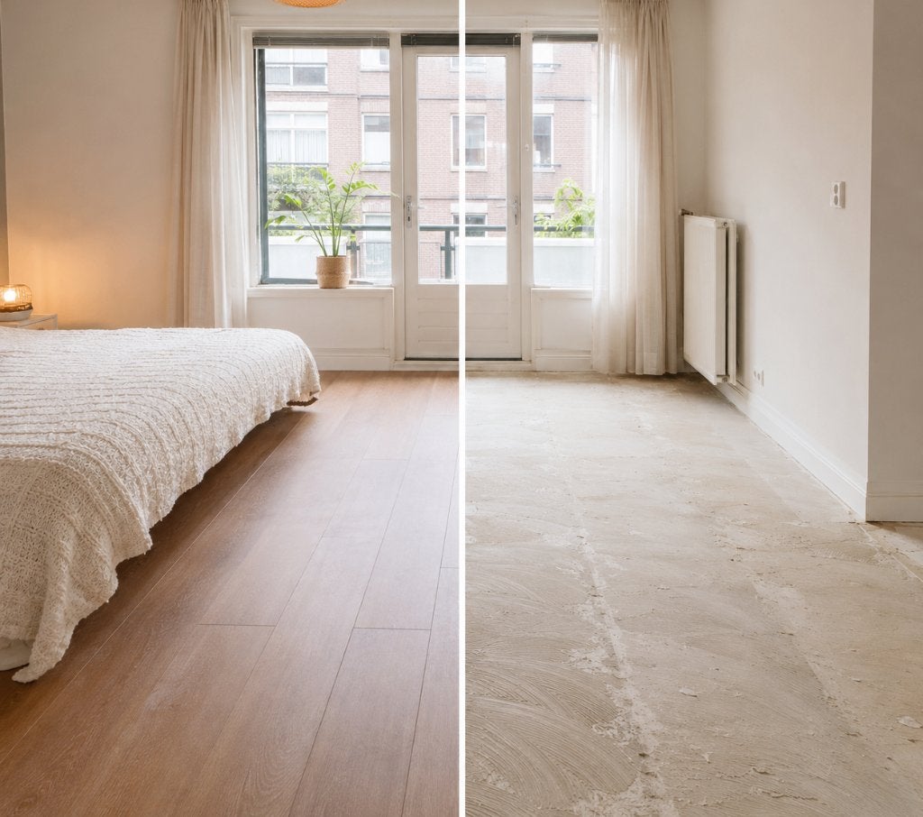 Oude laminaatvloer of klik-PVC vloer laten verwijderen?, Maison & Meubles, Ameublement | Revêtements de sol, Vinyle, Enlèvement