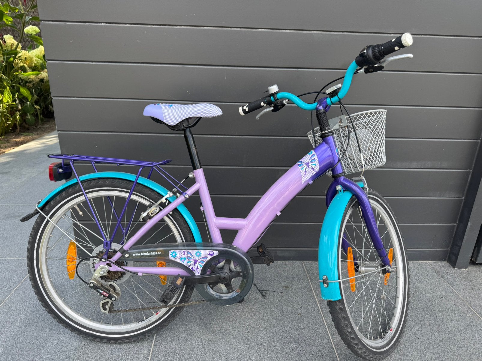 Meisjes fiets 22inch Bike Fun kids, Fietsen en Brommers, Fietsen | Meisjes, Ophalen, 22 inch, Gebruikt, Velgrem