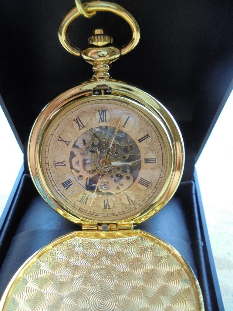 zakhorloge, Handtassen en Accessoires, Horloges | Heren, Ophalen of Verzenden, Goud, Zakhorloge, Goud
