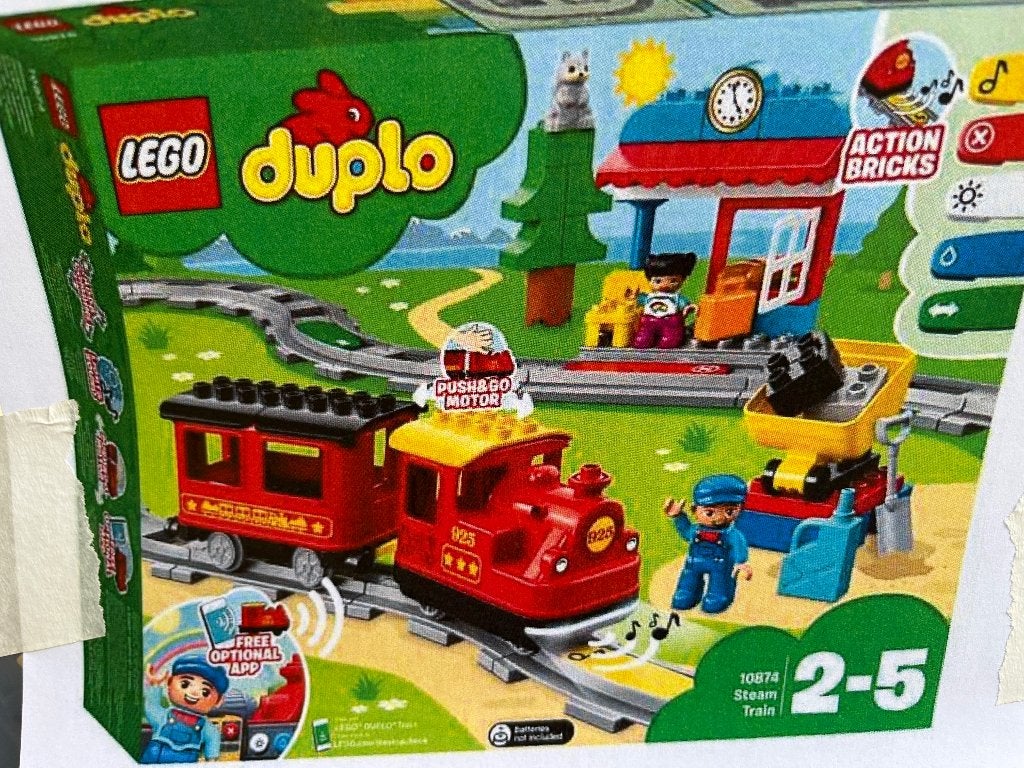 LEGO DUPLO TREIN, Ophalen, Gebruikt, Duplo, Complete set