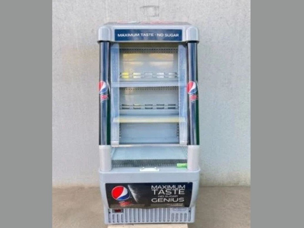 Pepsi Max open displaykoelkast - Verlichting - 184 liter, Ophalen, Gebruikt, ., Koelen en Vriezen