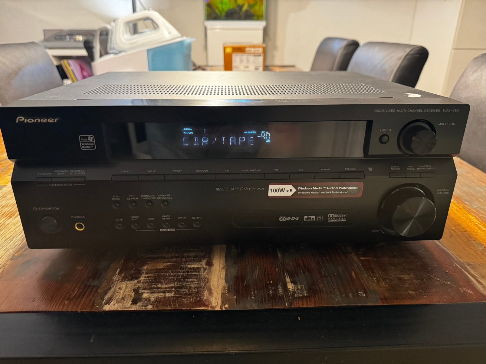 Pioneer VSX-416-K – 5.1 AV Receiver, Ophalen of Verzenden, Zo goed als nieuw, Pioneer