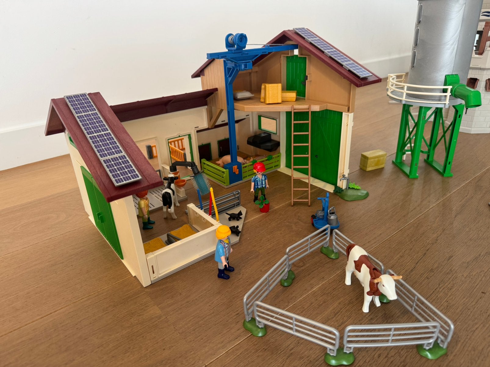 Playmobil - boerderij met silo en dieren, Enlèvement, Comme neuf