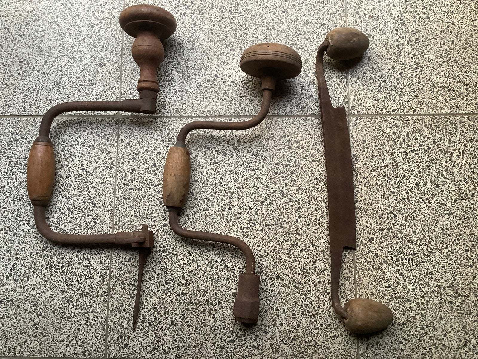 Vintage gereedschapsset, 3 stuks., Antiek en Kunst, Ophalen