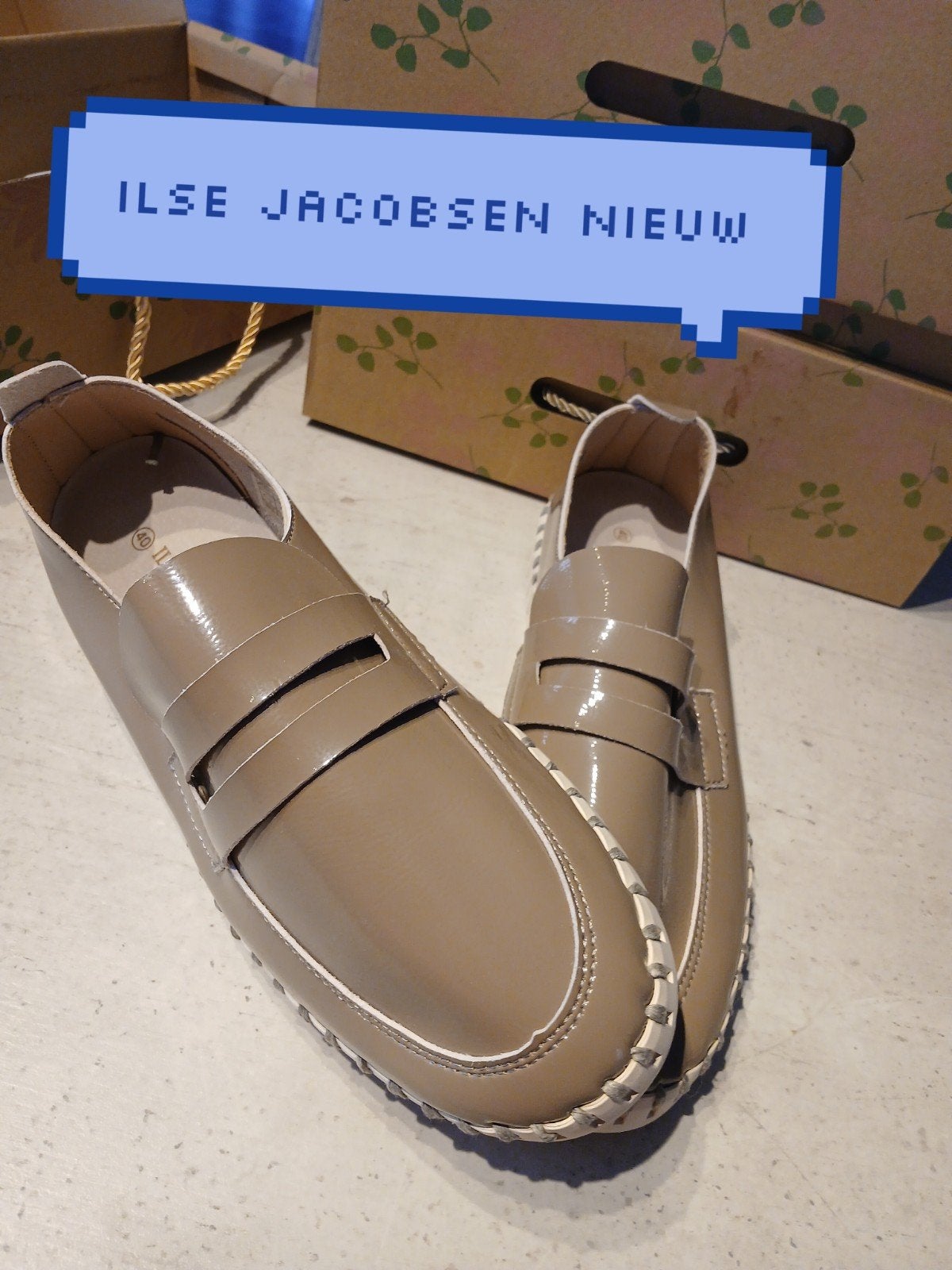 Loafers ilse jacobsen nieuw  40, Verzenden, Nieuw, Ilse jacobsen, Instappers