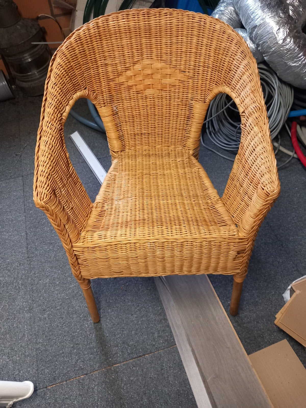 Rieten stoel, Tuin en Terras, Ophalen
