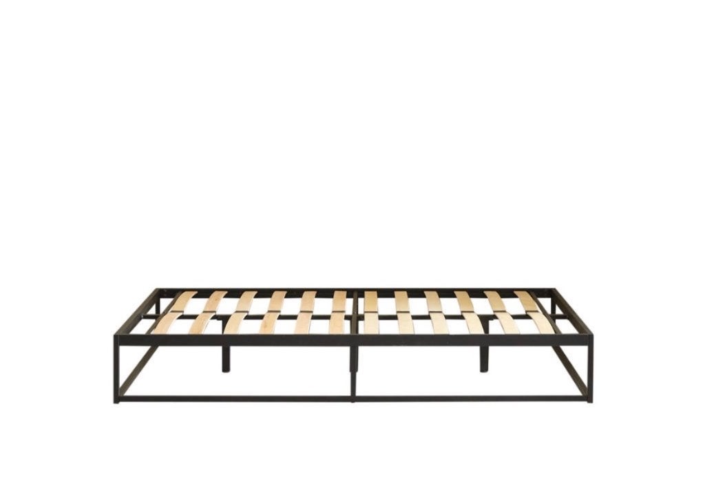 Bed 140x200, Ophalen, Zwart, Nieuw, 140 cm