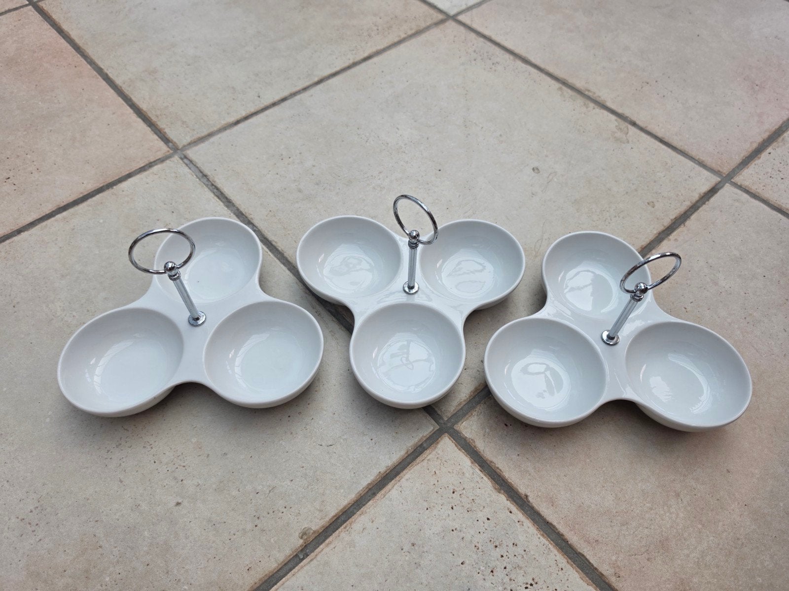 Lot de 3 coupelles apéritives en céramique –, Maison & Meubles, Cuisine | Vaisselle, Enlèvement ou Envoi, Céramique