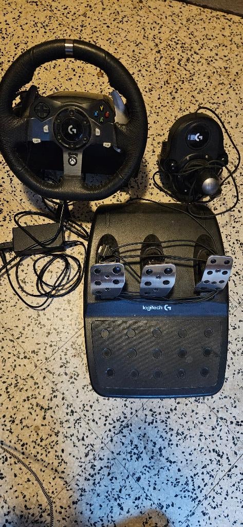 Logitech g920 set + H shifter, Games en Spelcomputers, Spelcomputers | Xbox | Accessoires, Ophalen, Zo goed als nieuw, Stuurtje of Sportattribuut