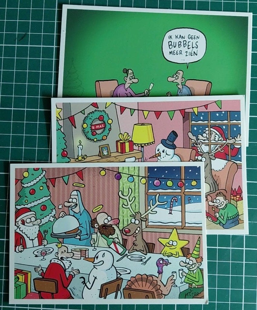 kerstkaarten Lectrr, Boeken, Ophalen of Verzenden, Zo goed als nieuw