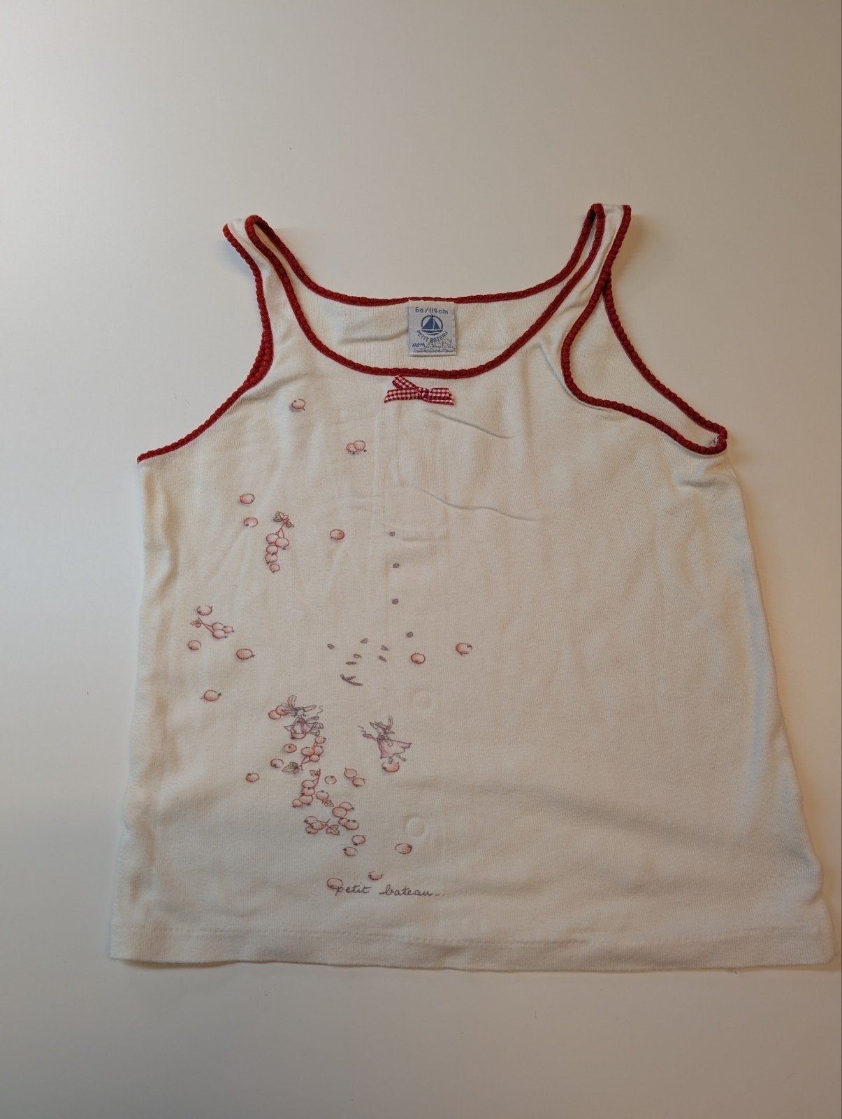 Gilet Petit Bateau pour filles de 6 ans, Enlèvement ou Envoi, Comme neuf, Petit Bateau, Vêtements de nuit ou Sous-vêtements