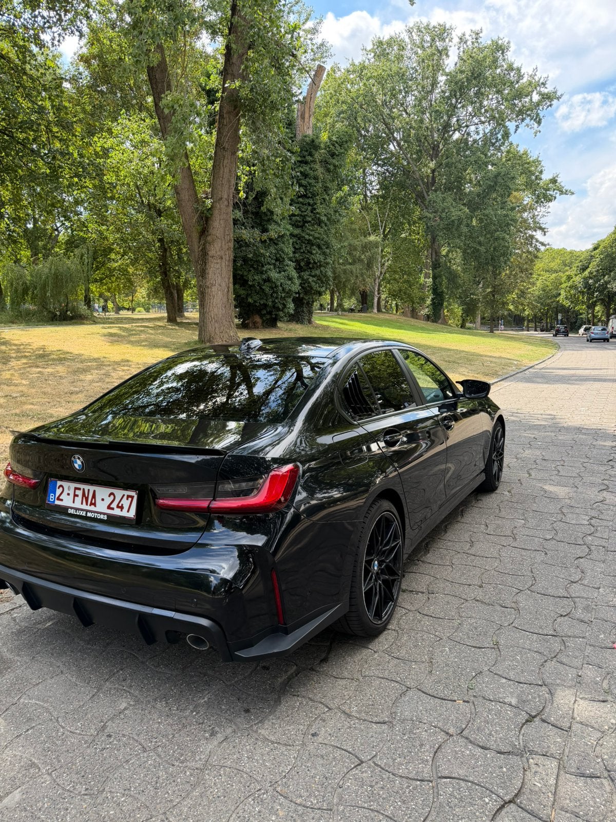 BMW 3-serie G20, Auto's, Automaat, Euro 6, Zwart, 5 deurs