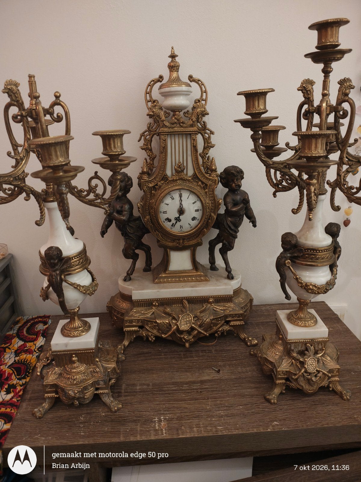 Louis XVI Stijl klok, Antiek en Kunst, Ophalen