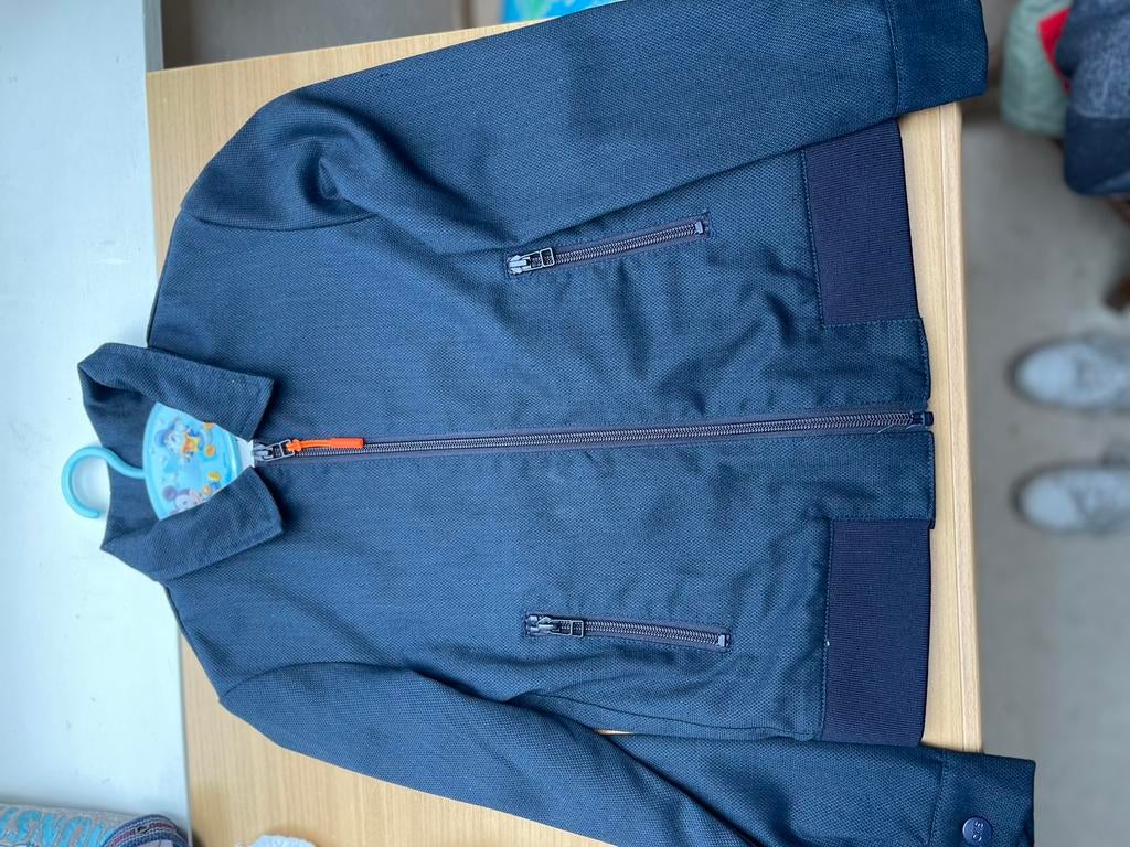 Gekleed donkerblauw vestje CKS - met rits, Ophalen, Gedragen, Overige maten, Blauw