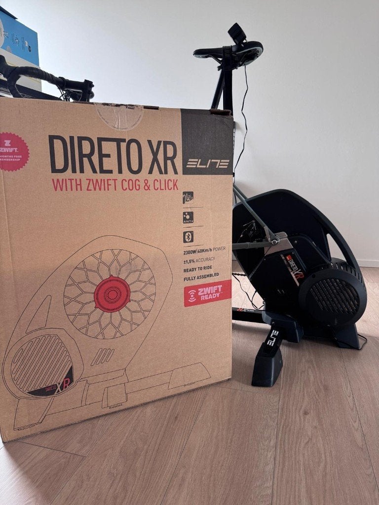 Fietstrainer Elite Direto XR  + Zwift Cog & Click, Sports & Fitness, Enlèvement, Neuf