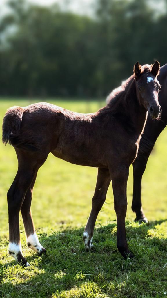 Merrieveulen 2026 Antares van ter Hilst x Quality Time TN, Dieren en Toebehoren, Paarden, Merrie, Springpaard, Met stamboom, 0 tot 2 jaar