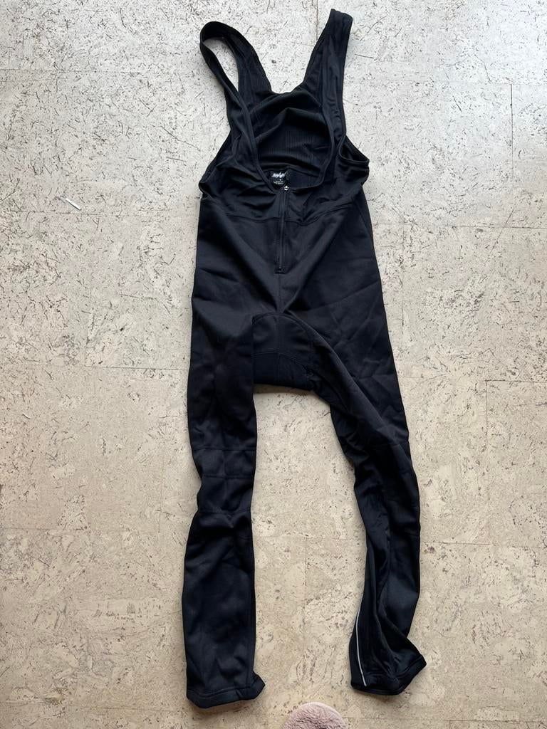 Zwarte lange koersbroek medium, Fietsen en Brommers, Ophalen, Zo goed als nieuw, Bovenkleding, Heren