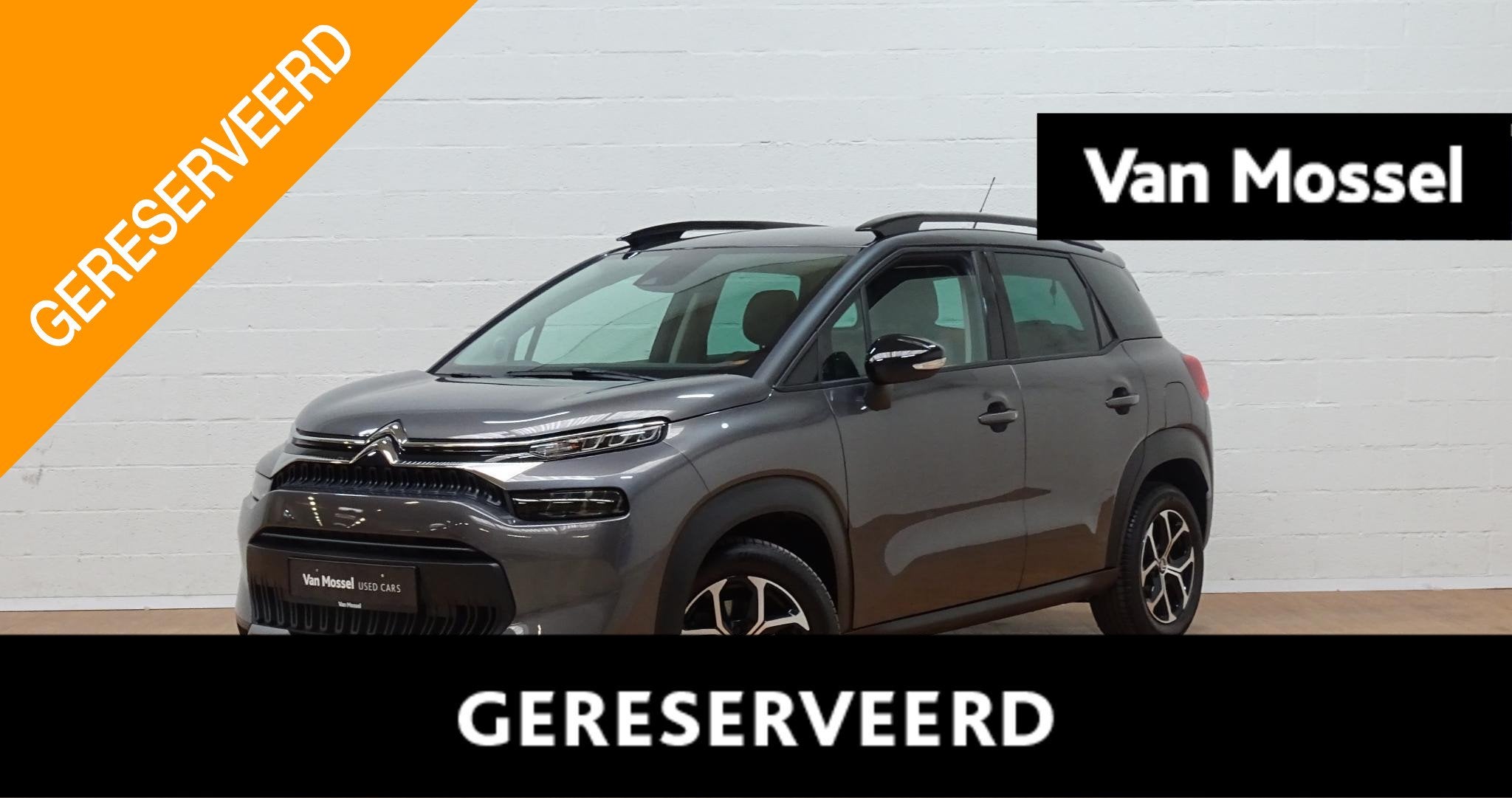Citroen C3 Aircross 1.2T Shine automaat, Auto's, Citroën, Zwart, 5 zetels, 3 cilinders, 131 pk
