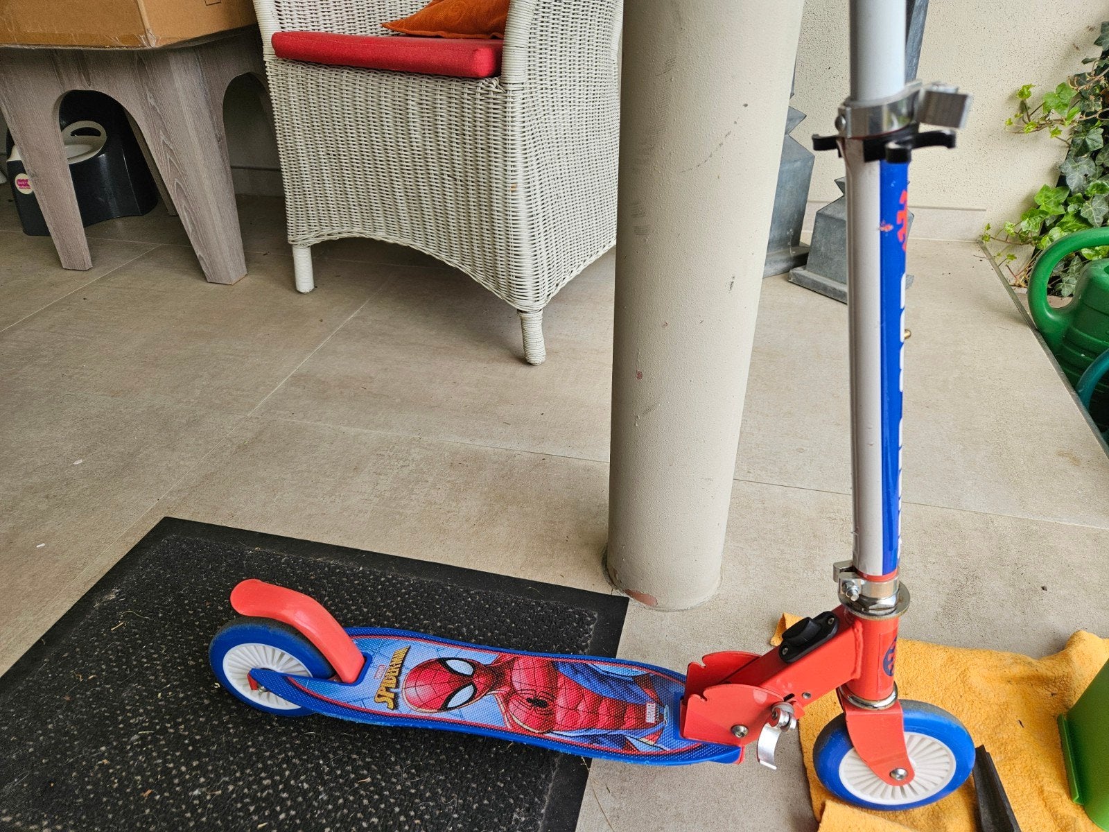 Trottinette pour enfants, Enlèvement